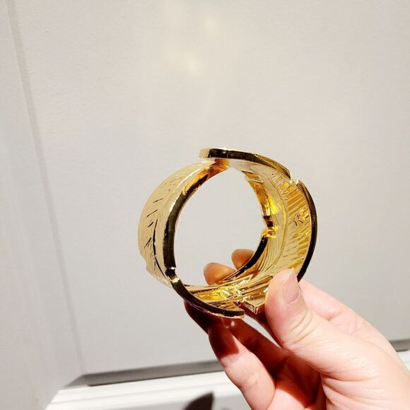 Brand New Top Fashion Gold Leaf Bracelet - Picture 6 of 8